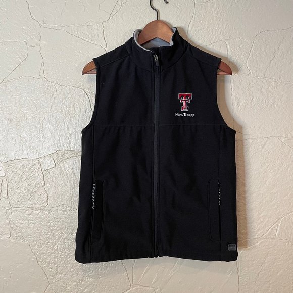 Texas Tech University - Horn/Knapp Black Lined Vest - Women's Medium - Picture 2 of 5
